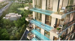 Swimming Pool in 6+ BHK Penthouse at Raheja The Leela Sky Villas, Patel Nagar – for Sale