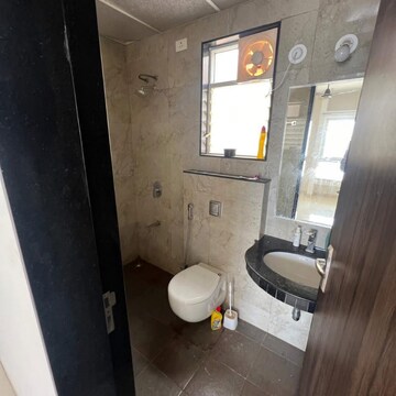 Bathroom in 2 BHK Apartment at Nyati Elysia, Santipur – for Rent