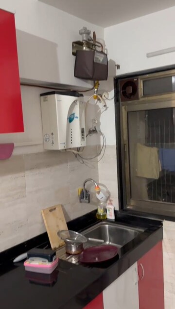 Kitchen in 1 BHK Apartment at Sheth Vasant Oasis, Andheri East – for Rent