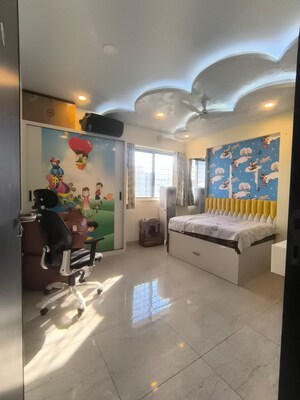 Living Room in 3 BHK Apartment at Paranjape Crystal Garden, Baner – for Rent