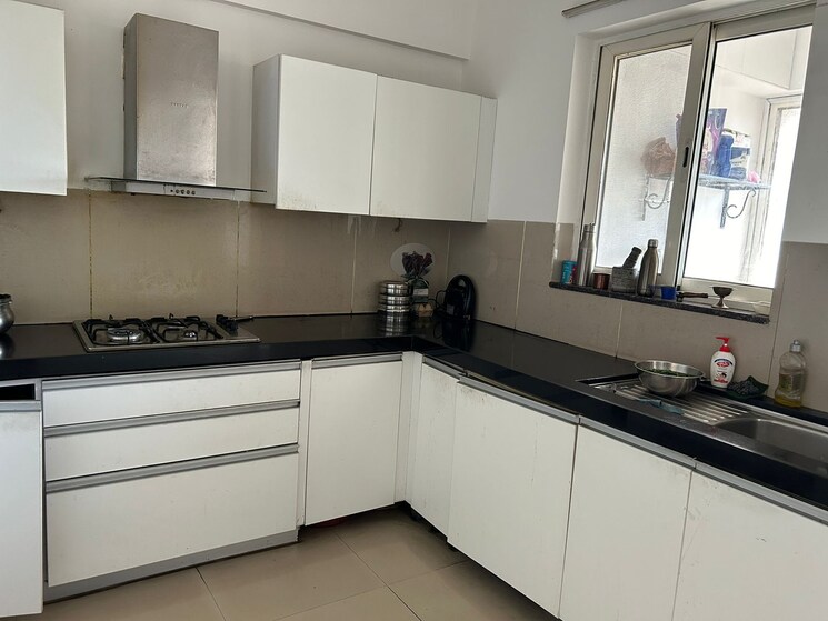 Kitchen, marvel-cascada 3 Bedroom 1552 Sq.Ft. Apartment In Balewadi Pune 9202780