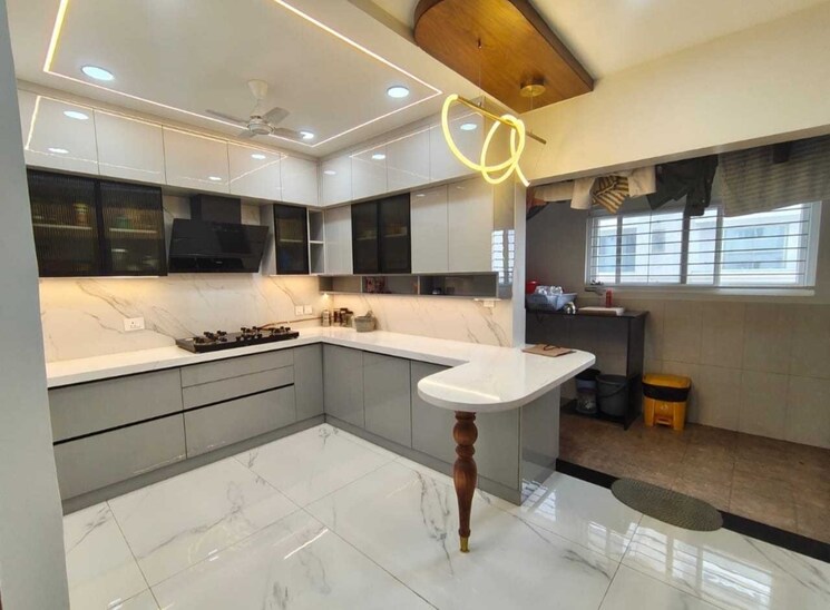 Kitchen, bollineni-bion 3 Bedroom 2290 Sq.Ft. Apartment In Kothaguda Hyderabad 9202796