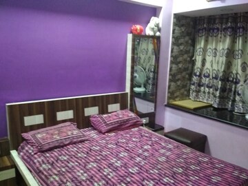 Bedroom in 3 BHK Apartment at Soham Garden, Manpada – for Rent