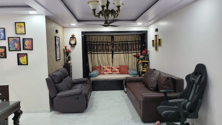 Living Room, soham-garden 3 Bedroom 1040 Sq.Ft. Apartment In Manpada Thane 9202806