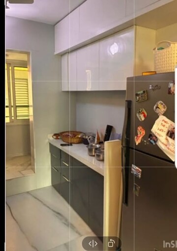 Kitchen in 3 BHK Apartment at Neelkanth Greens, Manpada – for Rent