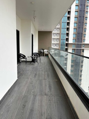 Balcony in 3 BHK Apartment at Aparna One, Shaikpet – for Rent