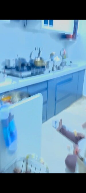 Kitchen in 3 BHK Apartment at Lodha Grandeur, Prabhadevi – for Rent