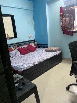 Team Area in 1 BHK Apartment at Devta CHS, Kharigaon – for Rent