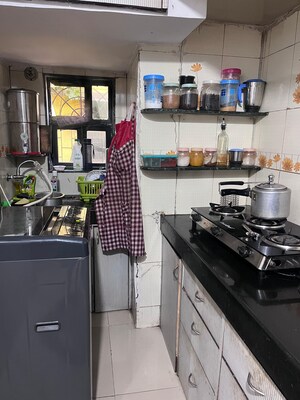 Kitchen in 1 BHK Apartment at Devta CHS, Kharigaon – for Rent