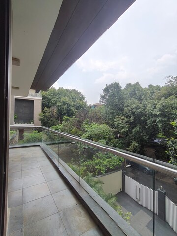 Balcony in 4 BHK Builder Floor at Hauz Khas Enclave – for Rent