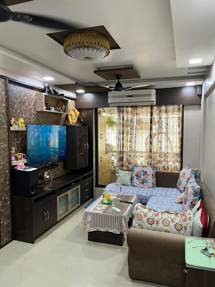 Living Room, rajal-dham-apartment 2 Bedroom 1150 Sq.Ft. Apartment In Kopar Khairane Navi Mumbai 9202921