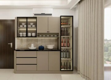 Floor Plan in 2 BHK Apartment at Rajapushpa Provincia, Narsingi – for Rent