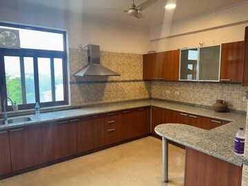 Kitchen in 4 BHK Apartment at Jaypee Green Earth Court, Jaypee Greens – for Rent