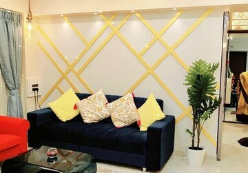 Living Room in 2 BHK Apartment at Lodha Amara, Kolshet Road – for Rent