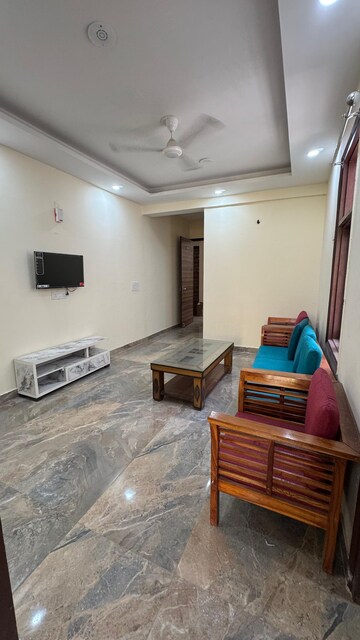 Living Room in 2 BHK Builder Floor at Risland Sky Mansion, Chattarpur – for Rent