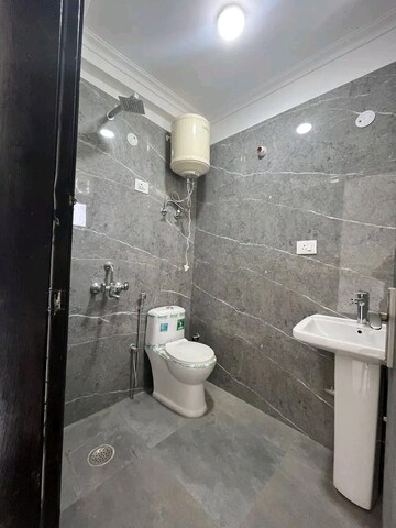 Bathroom in 2 BHK Apartment at Palm Residency Chhatarpur, Chattarpur – for Rent