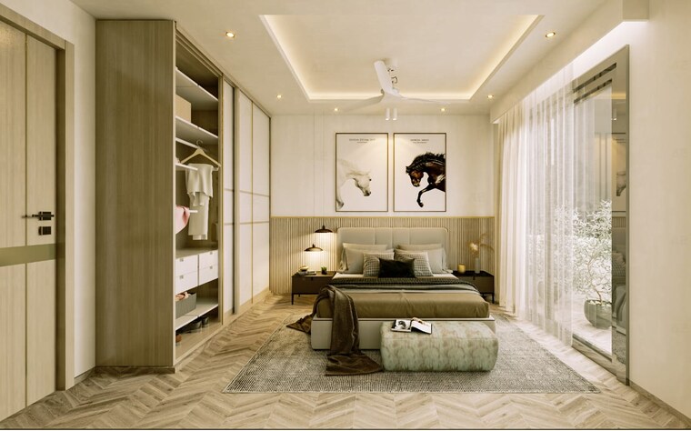 Living Room, anant-raj-the-estate-floors 3 Bedroom 1700 Sq.Ft. Builder Floor In Sector 63a Gurgaon 9203110