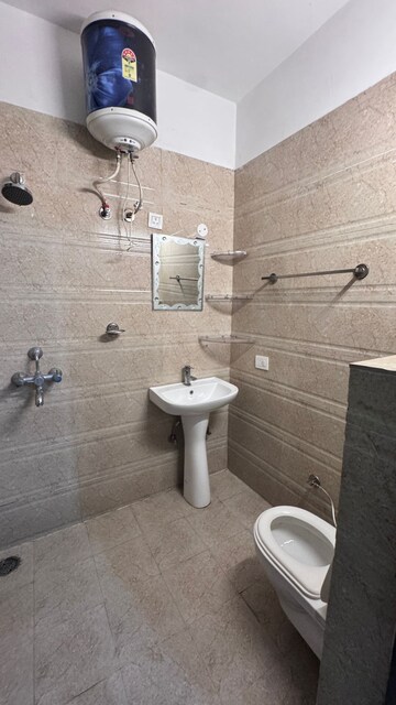 Bathroom in 3 BHK Builder Floor at Pir Machalla – for Rent