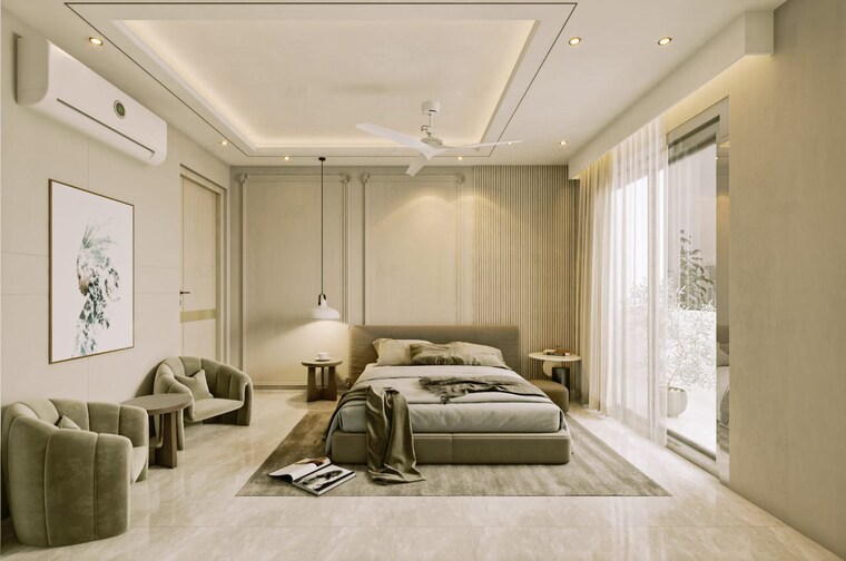Living Room, anant-raj-the-estate-floors 3 Bedroom 1700 Sq.Ft. Builder Floor In Sector 63a Gurgaon 9203113