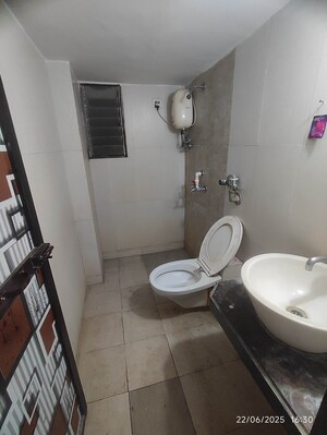 Bathroom in 2 BHK Apartment at Rustomjee Avenue J, Virar West – for Rent