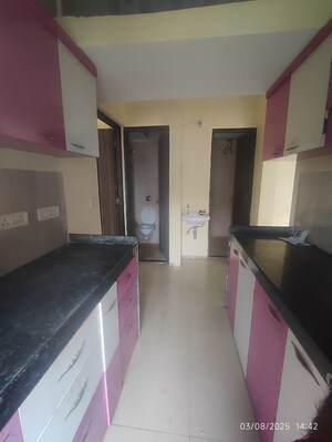 Kitchen in 2 BHK Apartment at Rustomjee Avenue J, Virar West – for Rent
