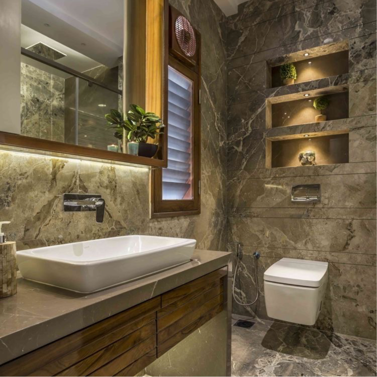 Attached Bathroom, paras-tierea 1 Bedroom 495 Sq.Ft. Apartment In Sector 137 Noida 9203143