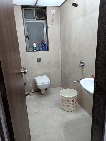 Bathroom in 2 BHK Apartment at Runwal Eirene, Balkum Pada – for Rent