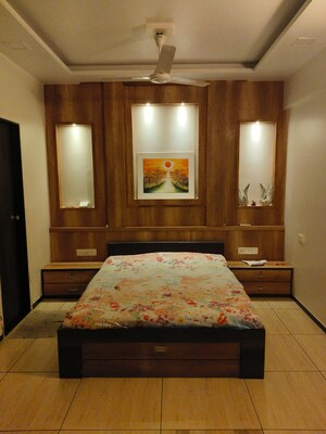 Bedroom in 3 BHK Apartment at Bodakdev – for Rent