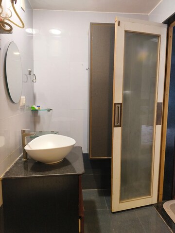 Bathroom in 3 BHK Apartment at Bodakdev – for Rent