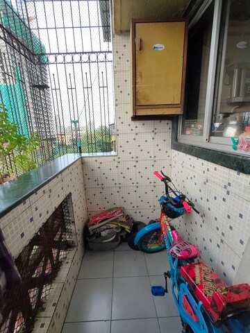 Balcony in 1 BHK Apartment at Vastu Anand Apartment, Kalwa – for Rent