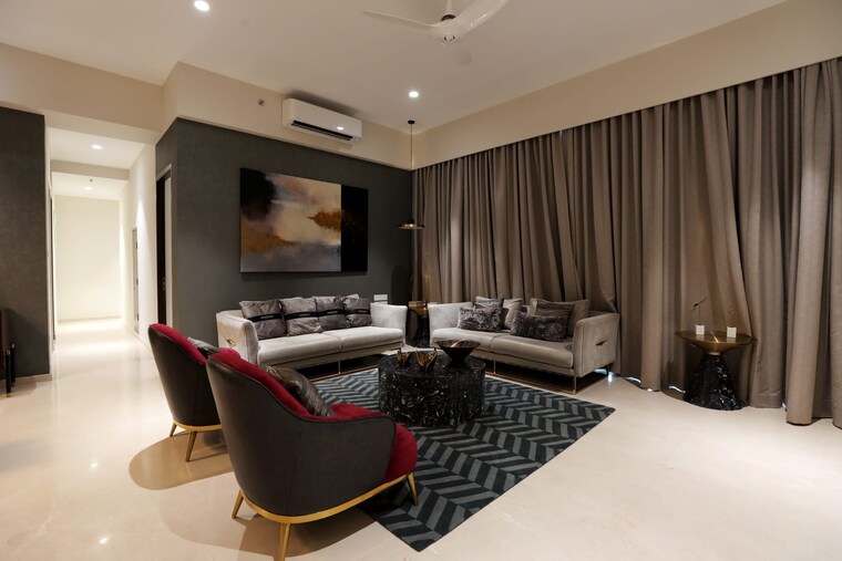 Living Room, ruparel-ariana 3 Bedroom 1350 Sq.Ft. Apartment In Parel Mumbai 9203276