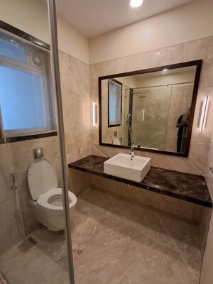 Bathroom in 5 BHK Apartment at Supreme Amadore, Baner – for Rent