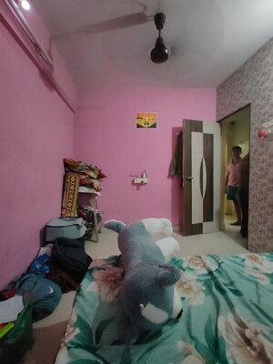 Living Room in 1 BHK Apartment at New Abhishek Chs, Kalwa – for Sale