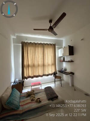 Living Room in 2 BHK Apartment at Godrej Aqua, International Airport Road – for Sale