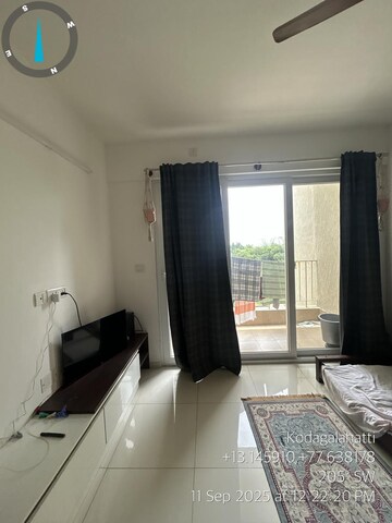 Living Room in 2 BHK Apartment at Godrej Aqua, International Airport Road – for Sale