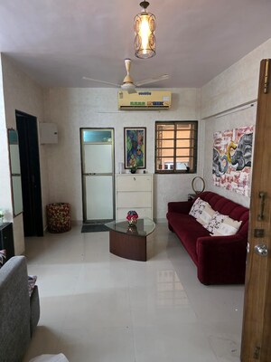 Living Room in 3 BHK Apartment at Global Shivam Centrium, Andheri East – for Rent