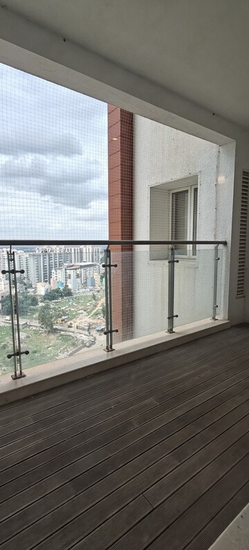 Balcony in 4 BHK Apartment at Prestige White Meadows, Whitefield – for Sale