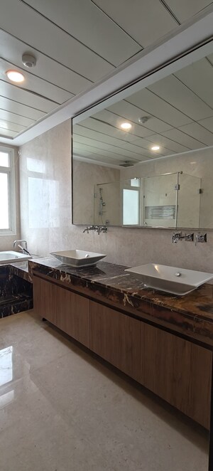 Bathroom in 4 BHK Apartment at Prestige White Meadows, Whitefield – for Sale