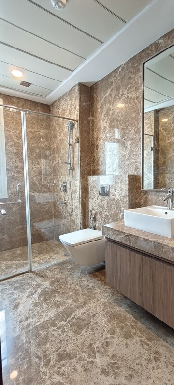 Bathroom in 4 BHK Apartment at Prestige White Meadows, Whitefield – for Sale