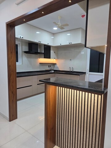 Kitchen in 3 BHK Apartment at Rajapushpa Provincia, Narsingi – for Rent