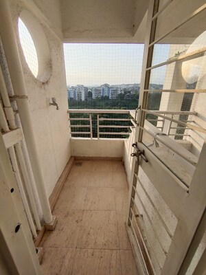 Balcony in 3 BHK Apartment at Soham Riveria, Anand Nagar – for Rent