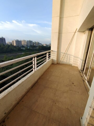 Balcony in 3 BHK Apartment at Soham Riveria, Anand Nagar – for Rent