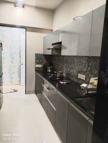 Kitchen in 3 BHK Apartment at Ajmera Aeon, Bhakti Park – for Rent