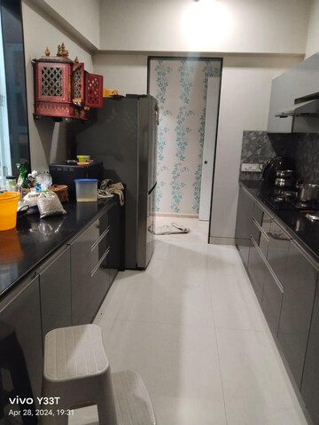 Kitchen in 3 BHK Apartment at Ajmera Aeon, Bhakti Park – for Rent