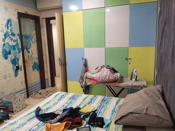 Bedroom in 3 BHK Apartment at Ajmera Aeon, Bhakti Park – for Rent