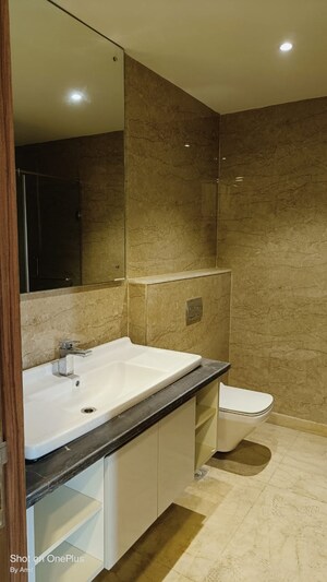 Bathroom in 4 BHK Apartment at Ambience Tiverton, Sector 50 – for Rent