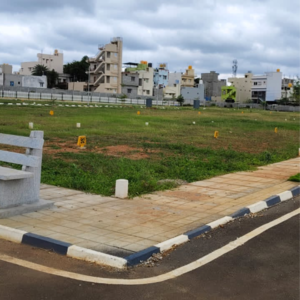  Plot – Exterior View View at Aishwarya Regency, Sarakki Main Road - for Sale
