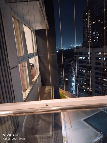 Balcony in 3 BHK Apartment at Ajmera Aeon, Bhakti Park – for Rent