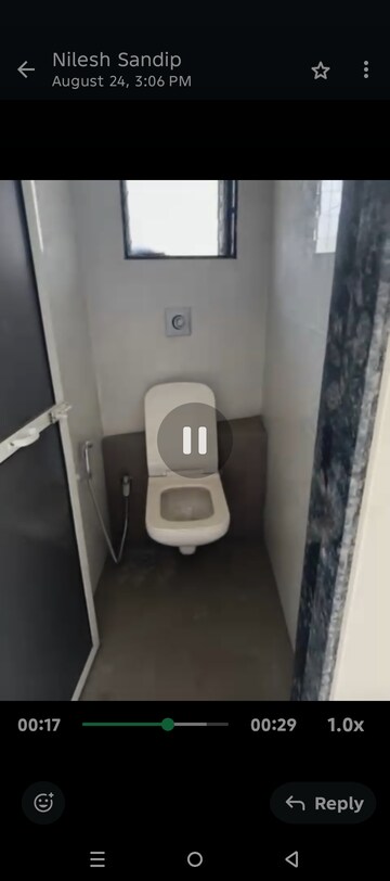 Bathroom in 1 BHK Apartment at Shiv Krupa Charai, Charai – for Sale