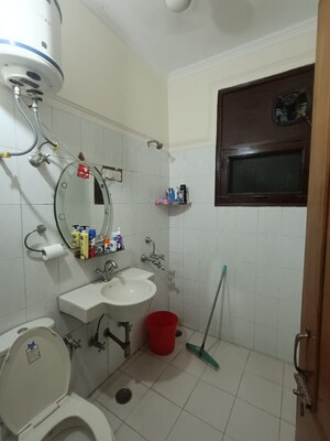 Bathroom in 4 BHK Builder Floor at Surya CGHS, Sector 43 – for Rent